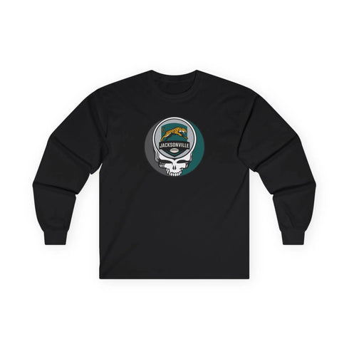 Grateful Dead - Jacksonville Jaguars Grateful Dead Long Sleeve Tee - NFL - StealieShop
